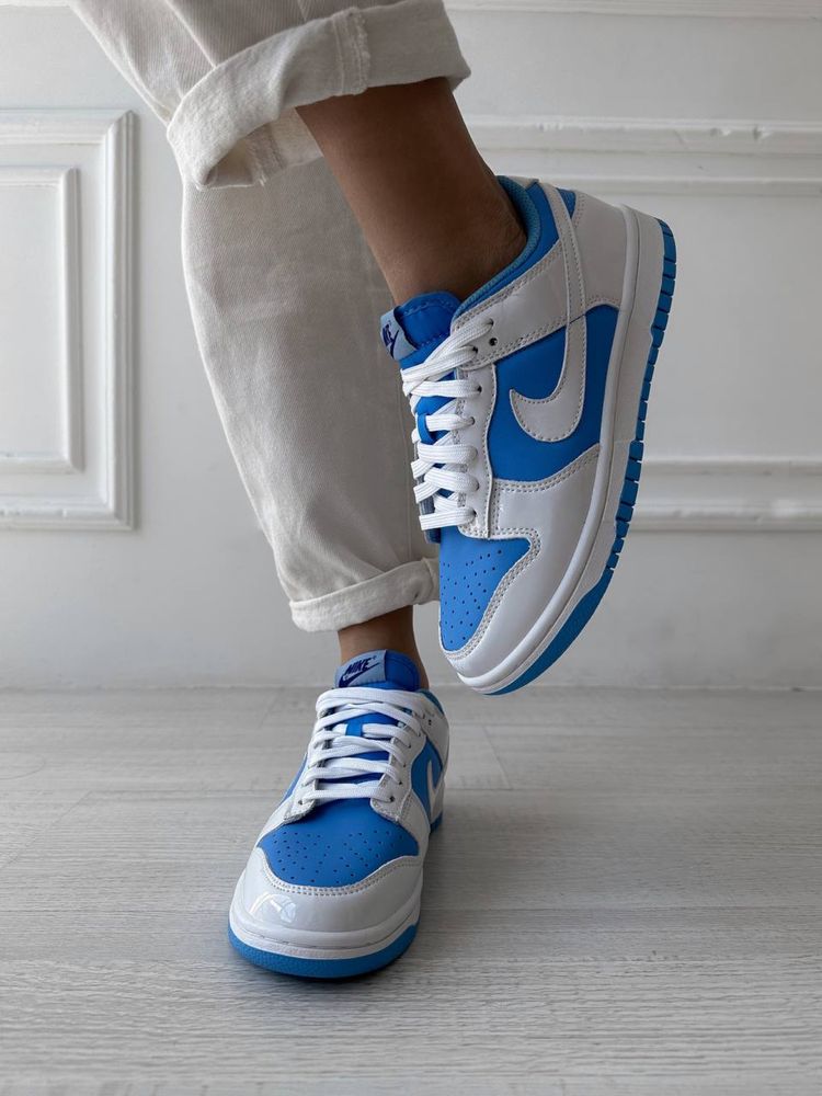 Кросівки Nike Sb Dunk Blue White 36-40 Без передоплати