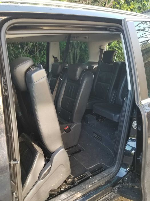 Anglik SEAT ALHAMBRA SE LUX 2012 2.0 TDI Automat Elektryczne drzwi