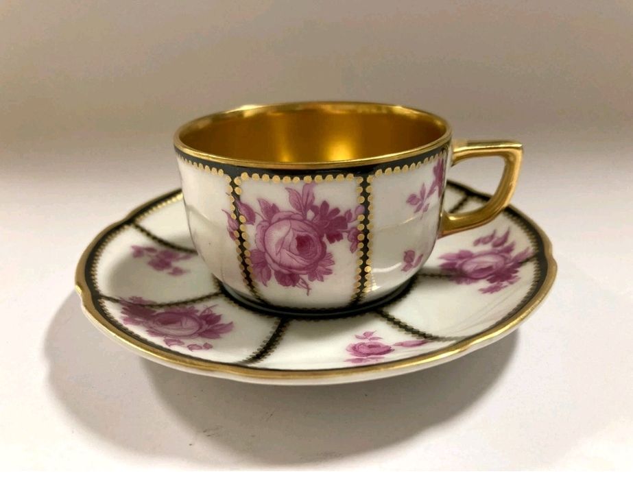 DUO mokka expresso THOMAS Rosenthal Złoto 24K Kolekcjonerska