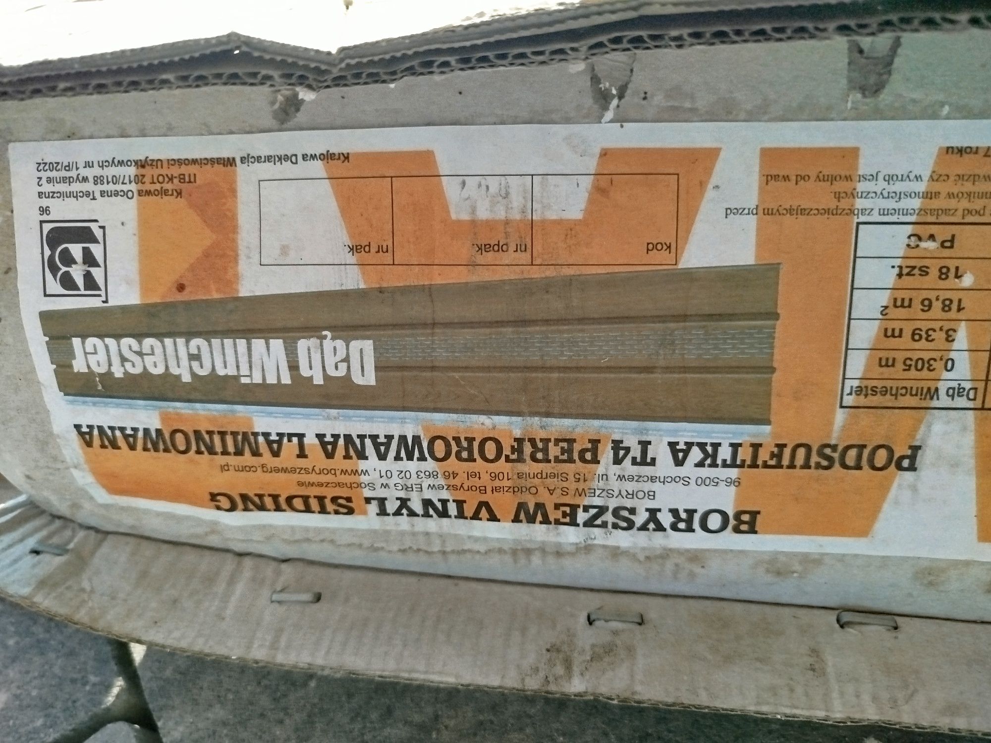 Podsufitka dachowa Boryszew Dąb Winchester