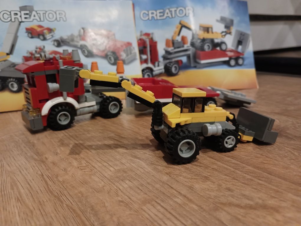 LEGO Creator 31005 laweta z koparką 3 w 1