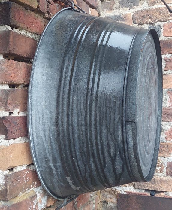 Stara wanna balia ocynk blaszana donica prl polecam