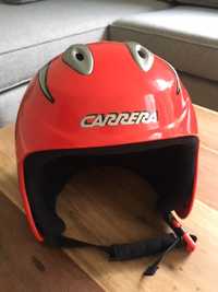 Kask narciarski L czerwony Carrera w bardzo dobrym stanie!