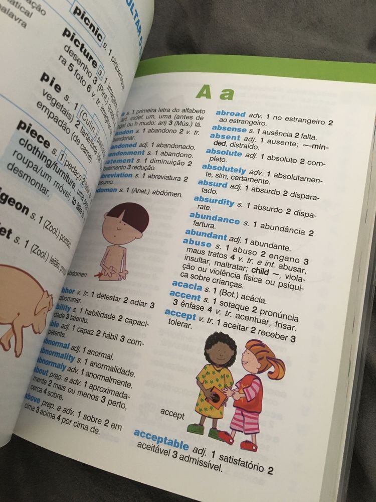 Dicionário Português Inglês Ilustrado