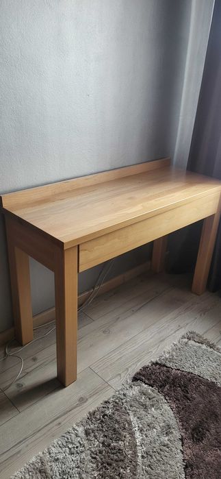 Biurko bukowe z litego drewna