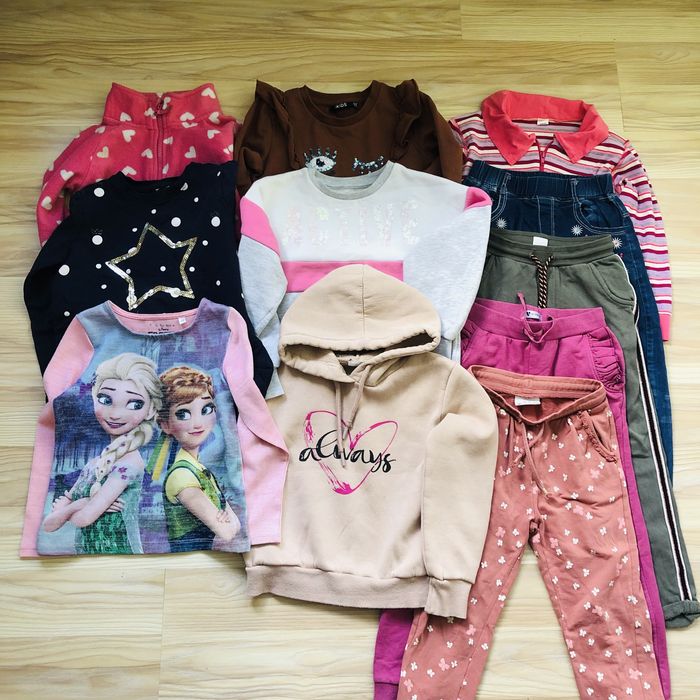 Лот теплого одягу на дівчинку 4-6 років