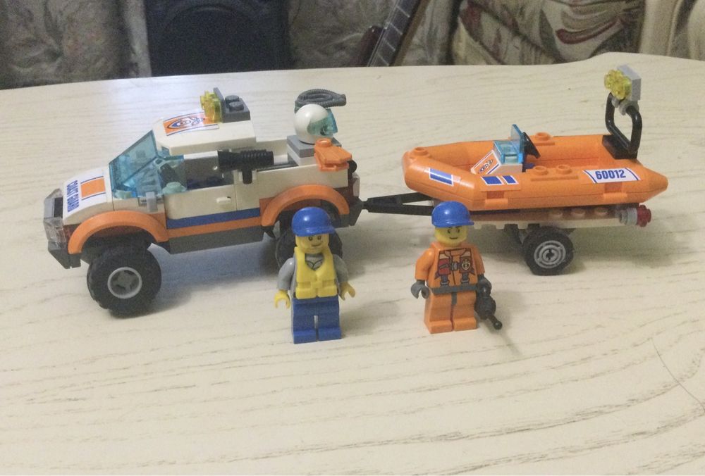 Lego city 60012 оригінал - автомобіль берег. охорони
