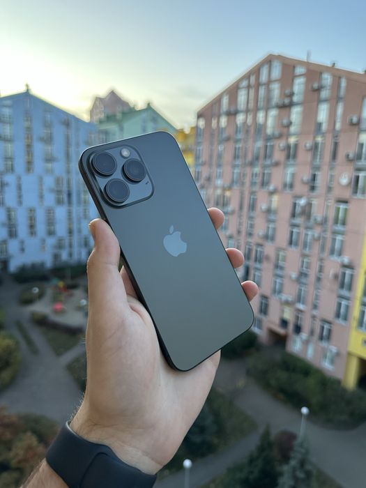 94% Аккум Идеал iPhone 15 Pro Max 256Gb Black Titanium Neverlock Айфон