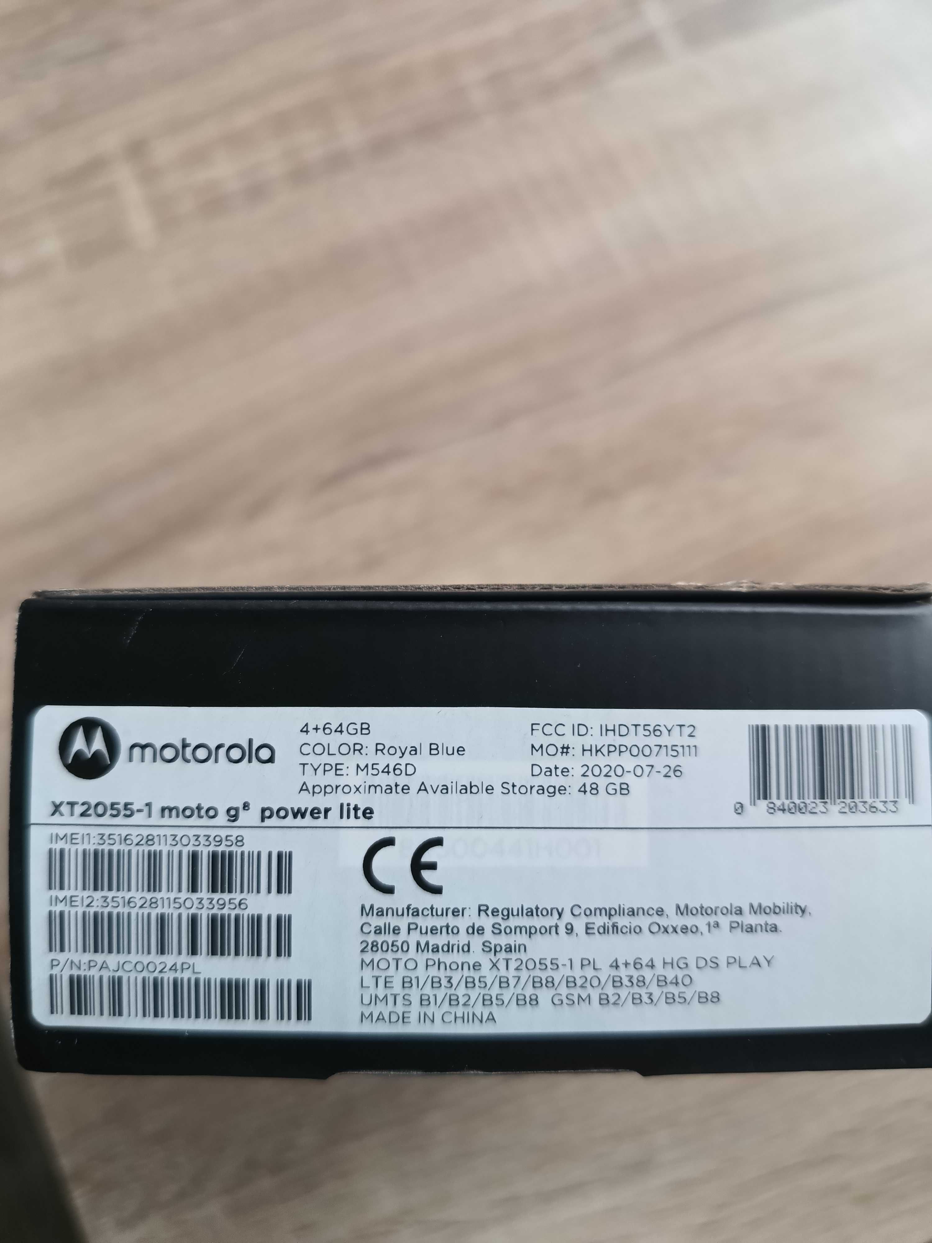 Motorola Moto g8 power lite