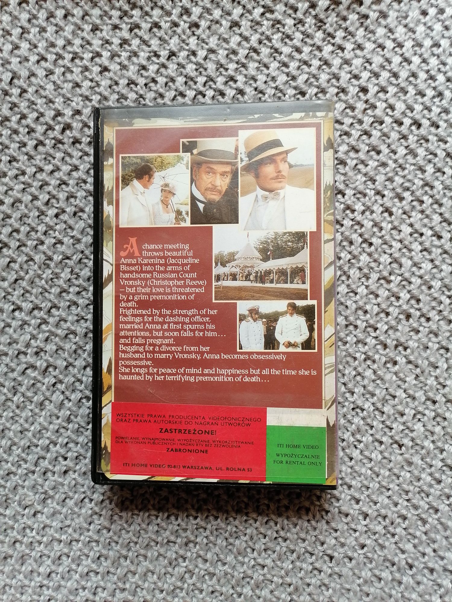 Anna Karenina kaseta VHS Lew Tołstoj