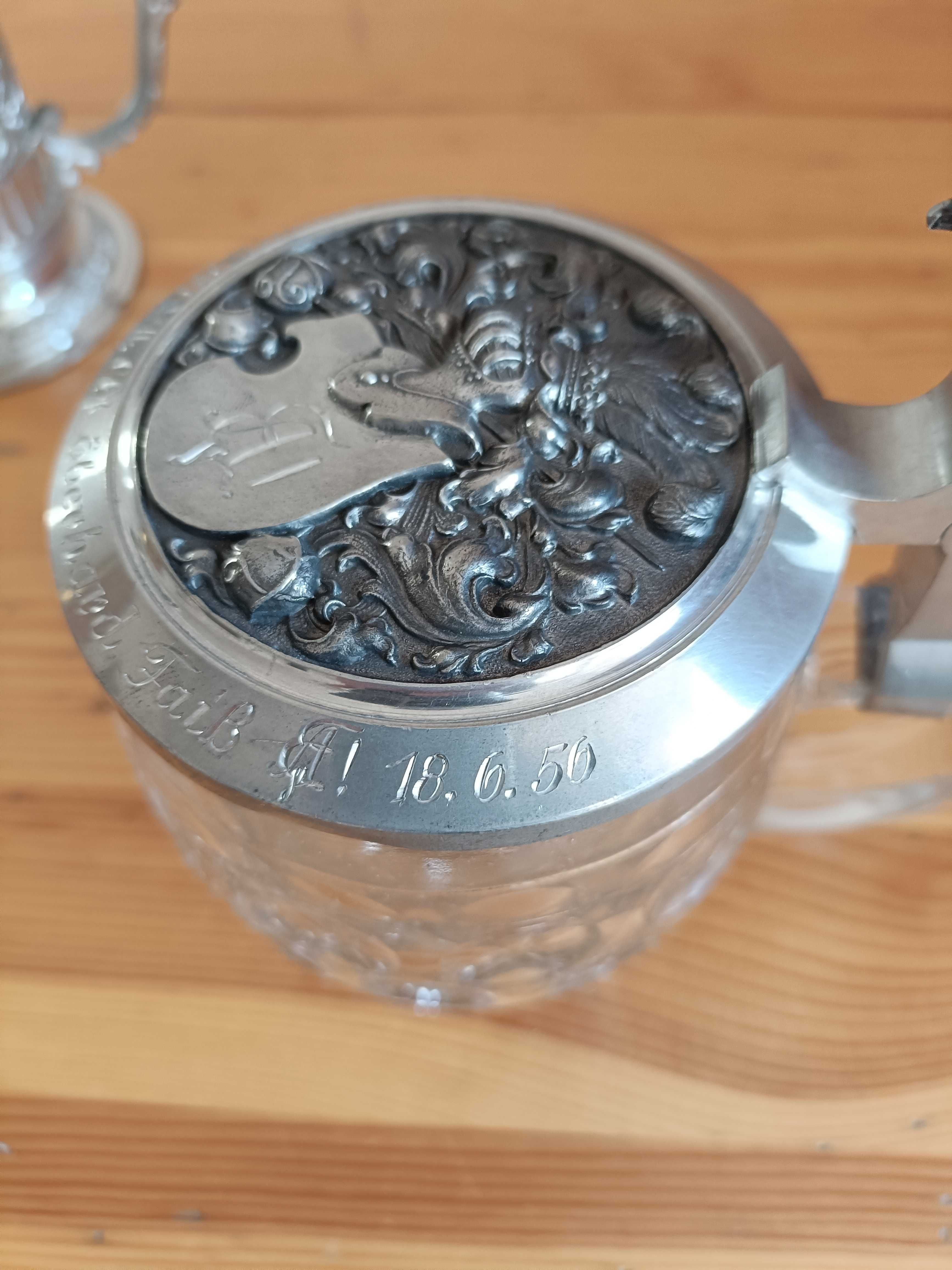 stary szklany kufel