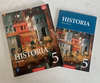 Historia 5 klasa książka + ćwiczenia . Stan bardzo dobry WSiP