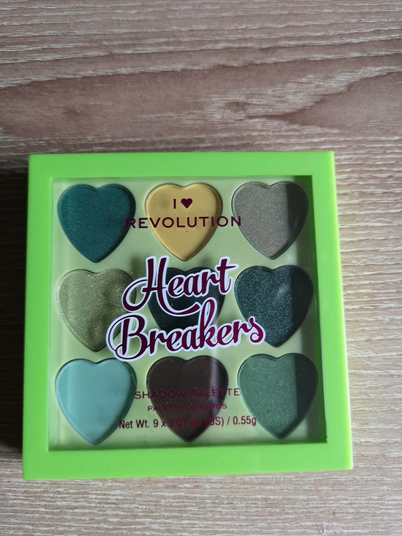 Palety cieni Revolution Heart Breakers
