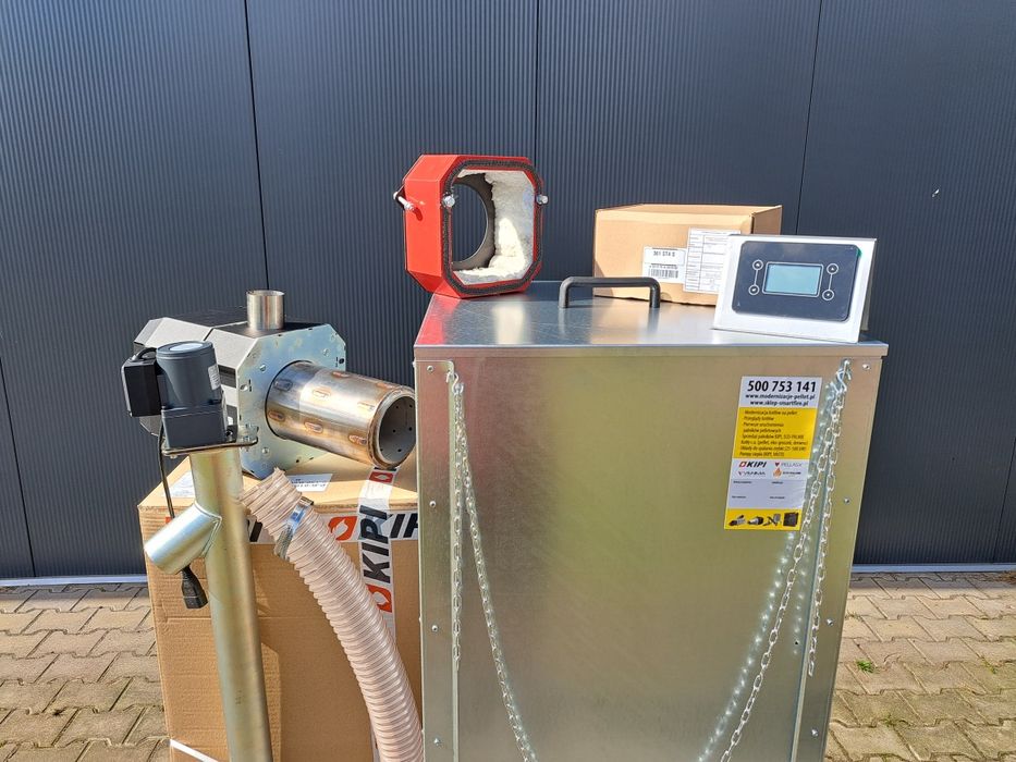 Dostawka na pellet palnik do pieca kotła kipi 36 kW Zestaw Smartfire