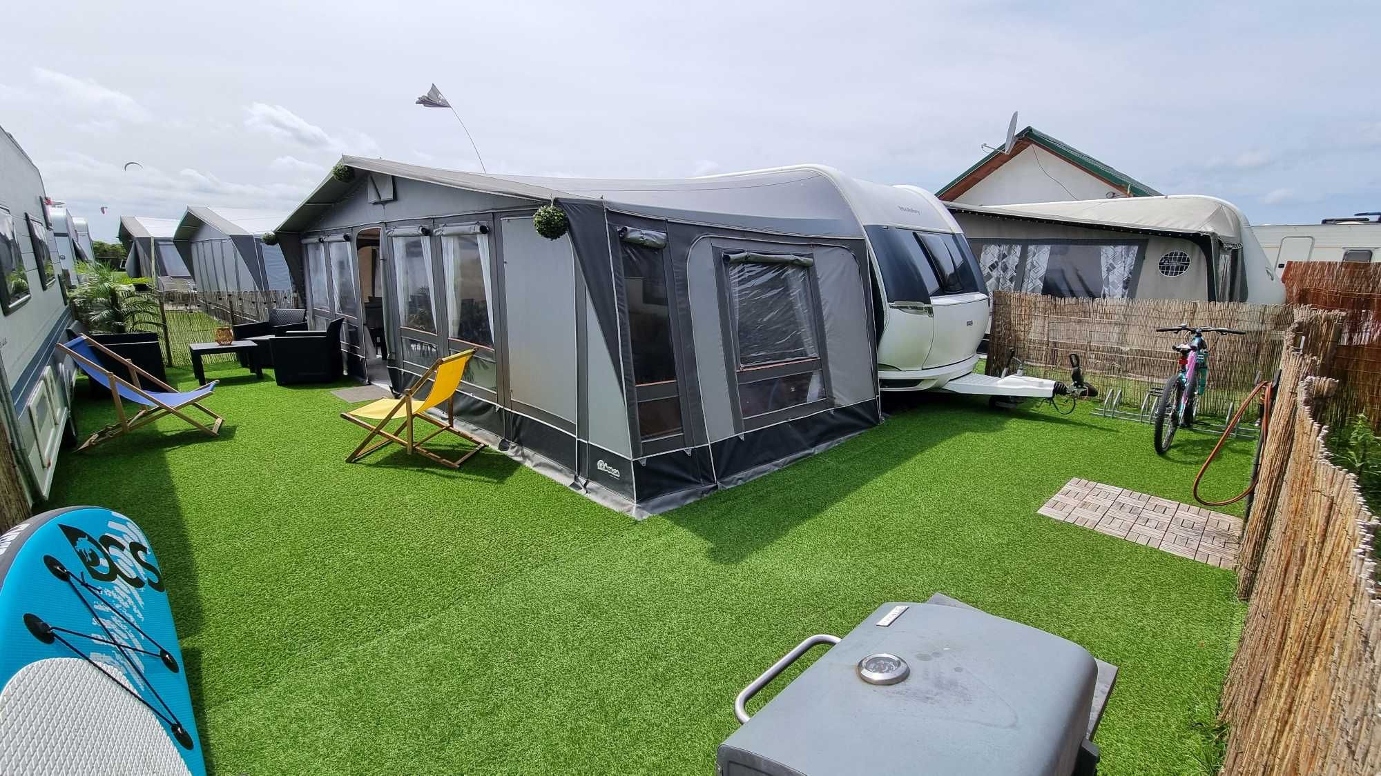 Przyczepa kempingowa Hobby 720 UKFe z miejscem na Maszoperia SUN4Hel