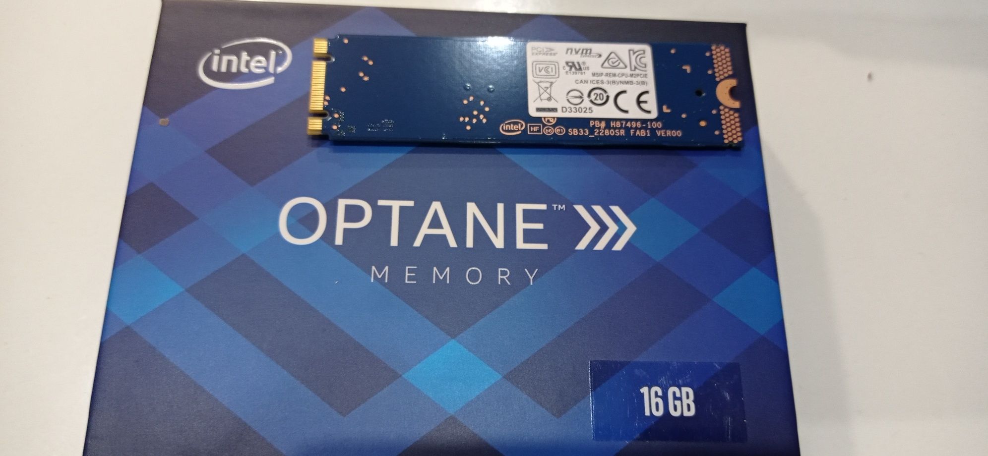 Intel 16GB M.2 PCIe NVMe Optane