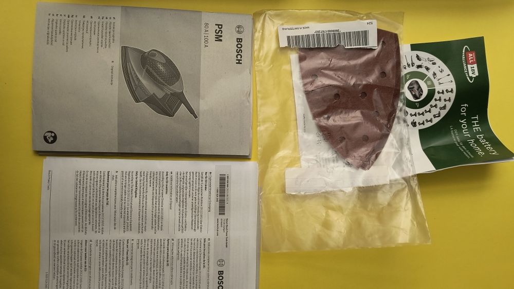 Nowa szlifierka oscylacyjna Bosch PSM 100 A 100W w walizce + akcesoria