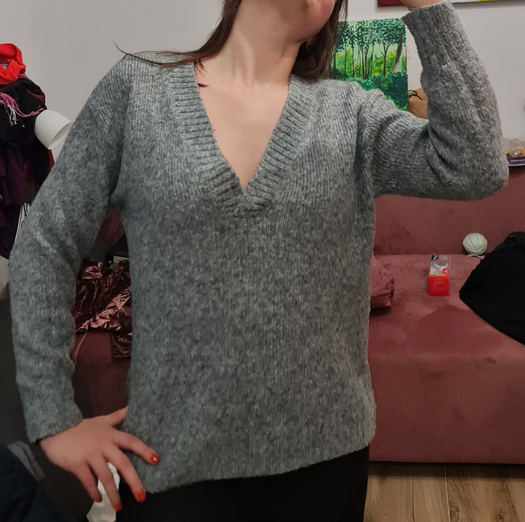 Ciepły sweter H&M r. 40/42