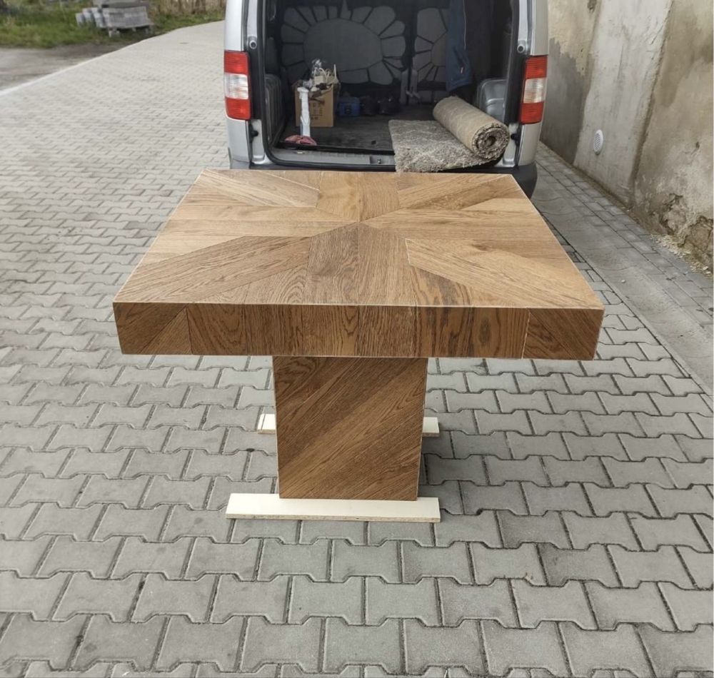 Solidny, ręcznie wykonany stół drewniany – unikatowy i trwały