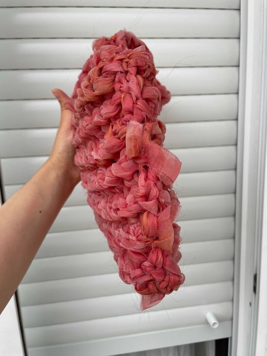 Bolsa de ombro feito à mão