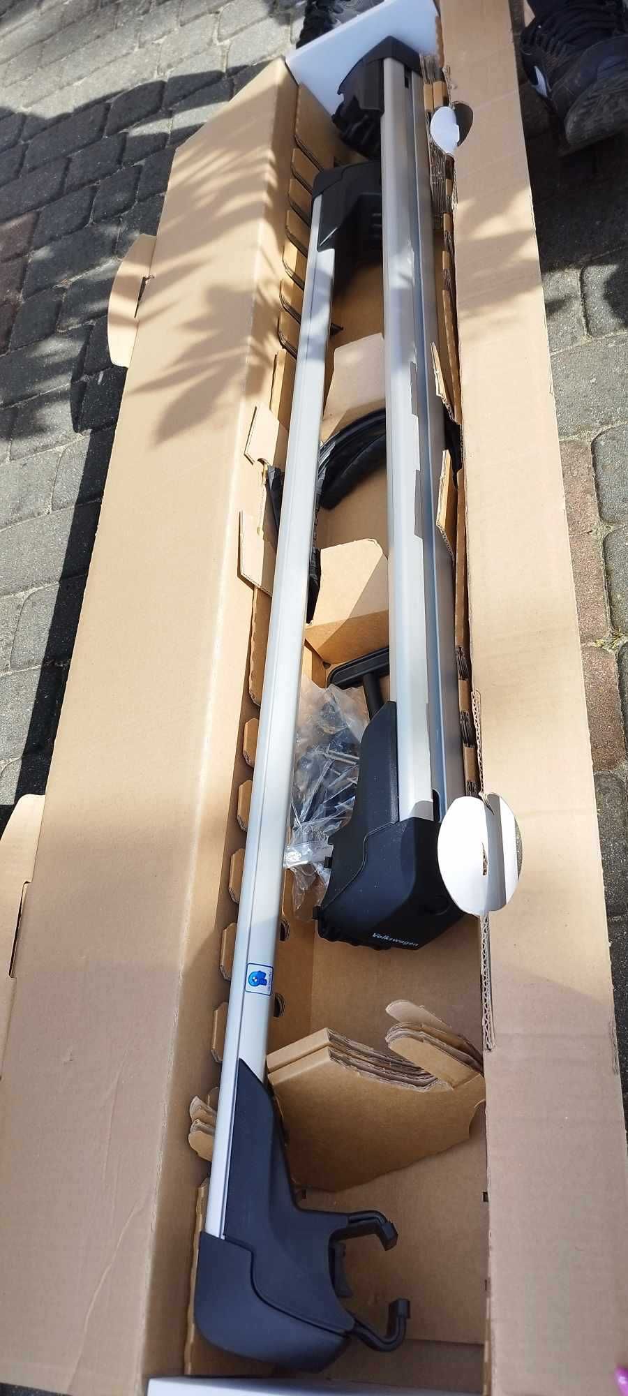 Box dachowy/Bagażnik dachowy + belki do VW Tiguan II