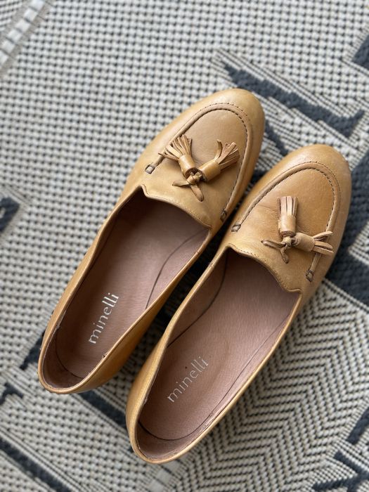 Шкіряні лофери Minelli 38