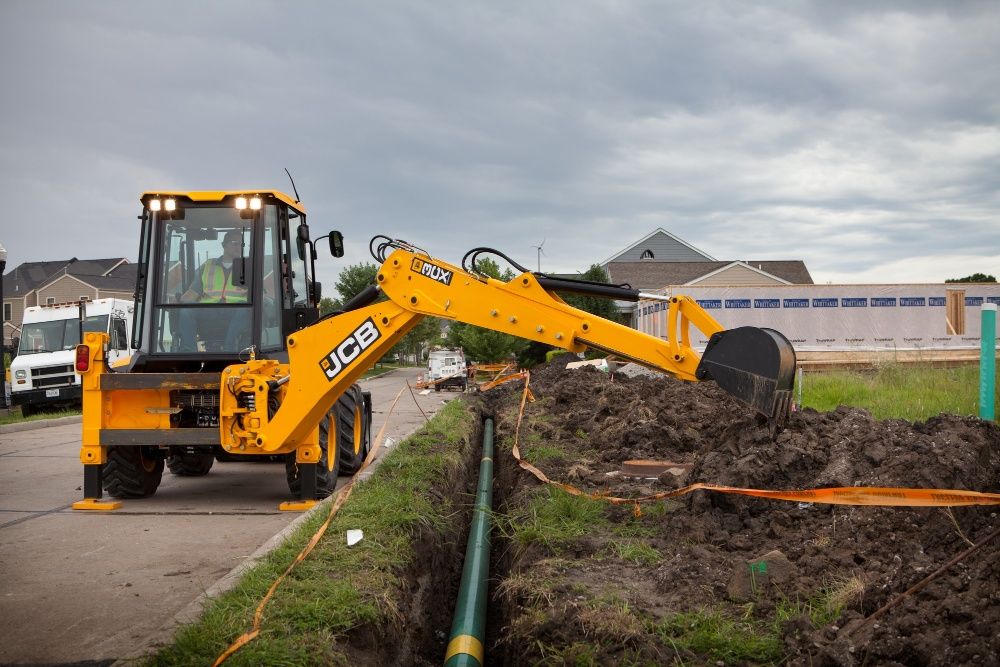 Koparkoładowarka JCB3CX Wynajem koparka ładowarka młot rozbiórki TANIO