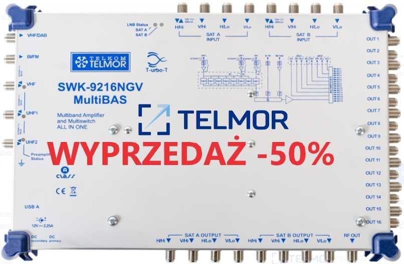 TELMOR Wzmacniacz Wielozakresowy SWK-9216 MULTIBAS VER.2 NGV  -50%