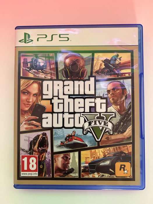 GTAV Playstation 5 Jogo C/ Novo Ps5