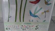 Flores autocolantes