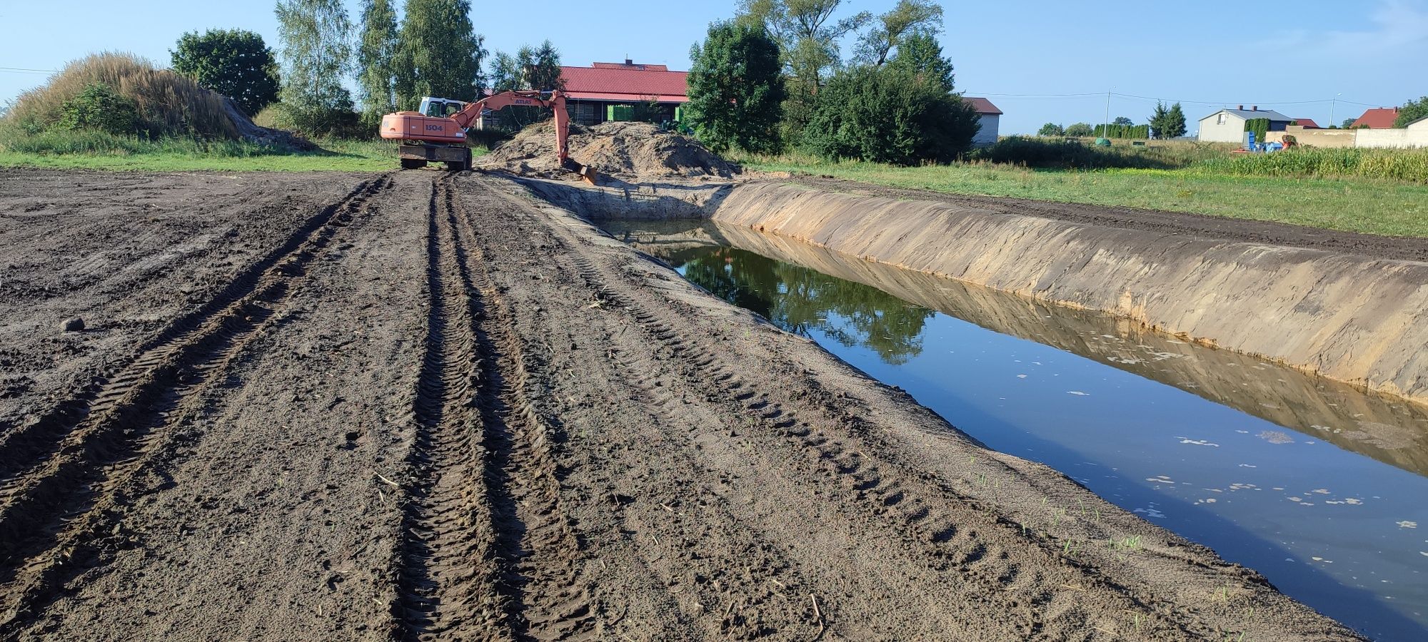 Koparka usługi, wykopy, prace ziemne, wynajem koparki