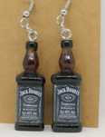 Kolczyki czarne whisky