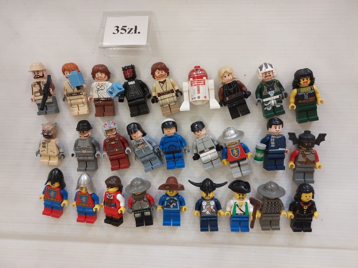 Lego figurki star wars,castle i inne.