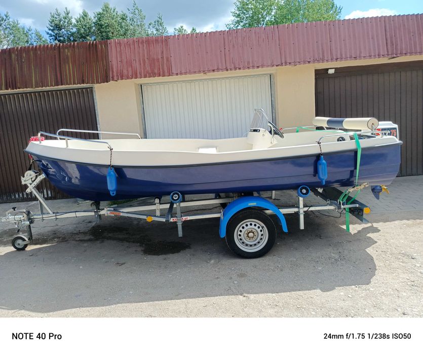 Sprzedam łódź wiosłowo - motorową ROXA 430