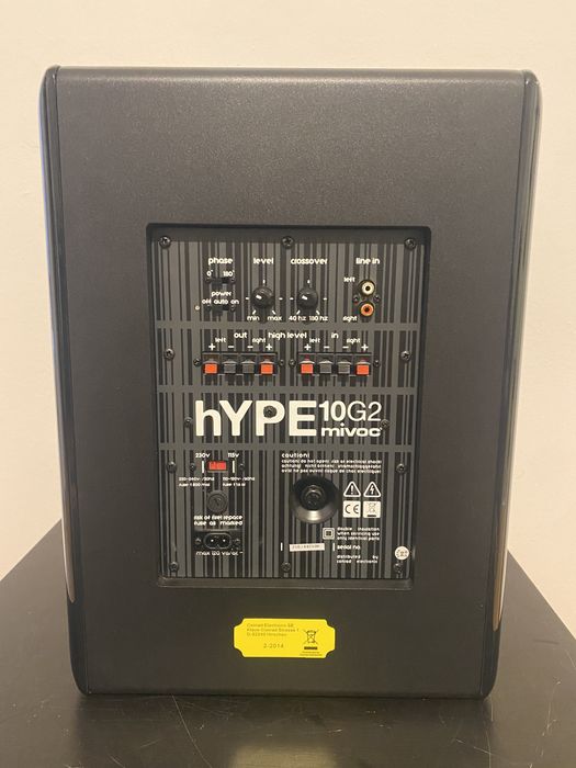 Активний сабвуфер сааб Mivoc hYPE 10G2