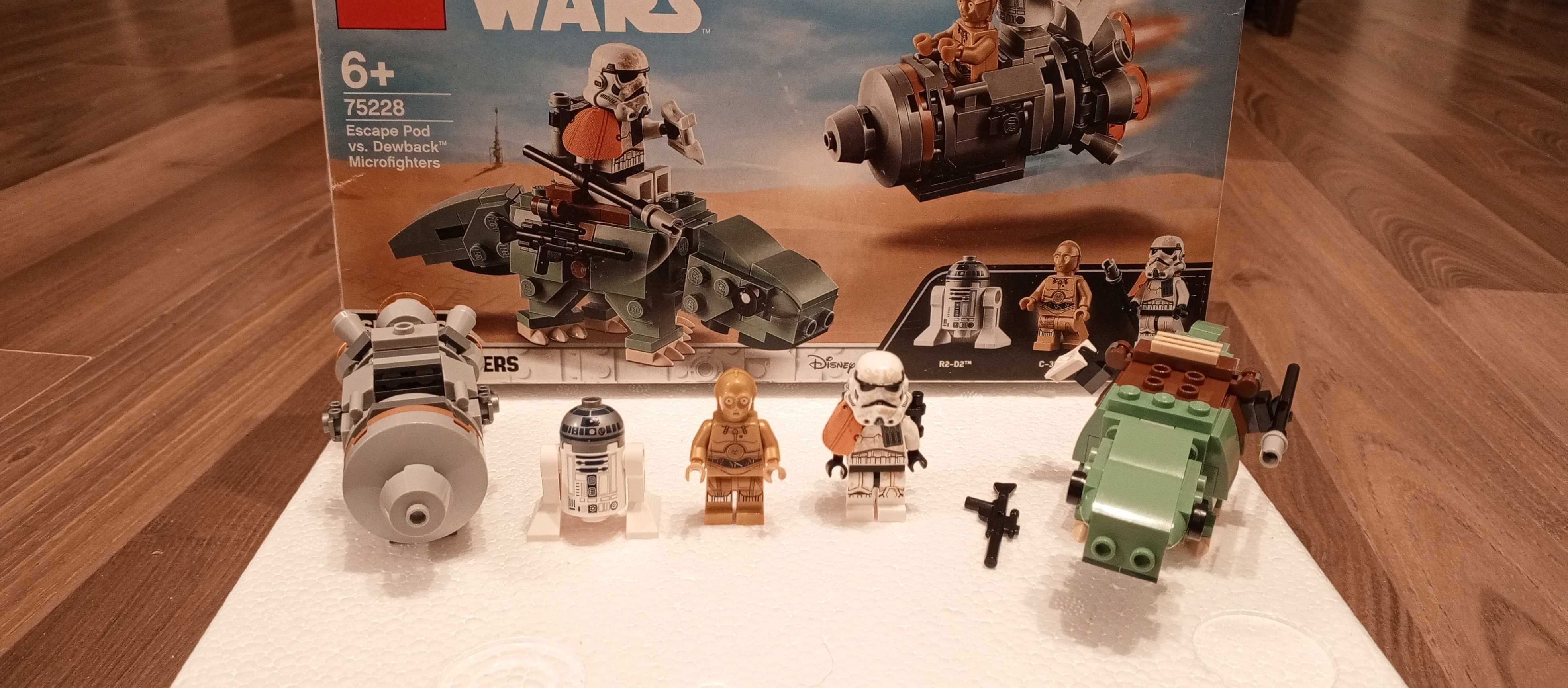 Lego Kapsuła ratunkowa vs dewback microfighters