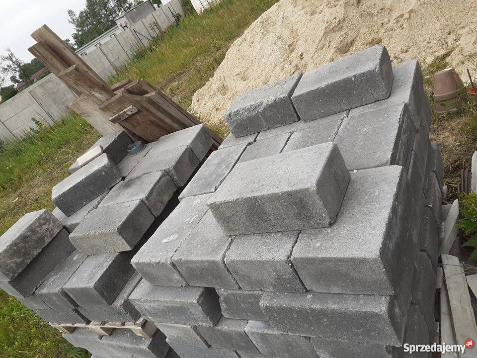 Trelinka Betonowa Bloczek Płyta Chodnikowa Kruszywa Gruz Utwardzenia