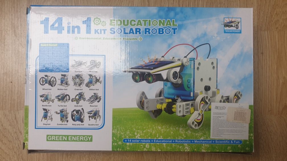 Robot solarny 14 w 1 Solar robot NOWY