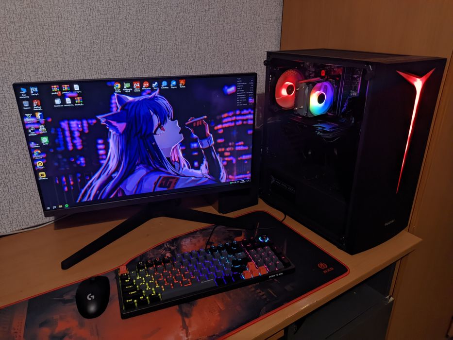 Ігровий ПК! Мишка, клава, монітор, килимок, колонки 300W, ОЗУ 16gb!