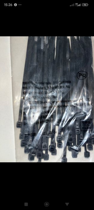 Продам кабельні стяжки (хомути)