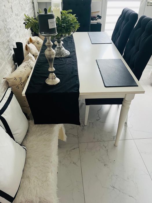 Stół rozkładany ikea biały