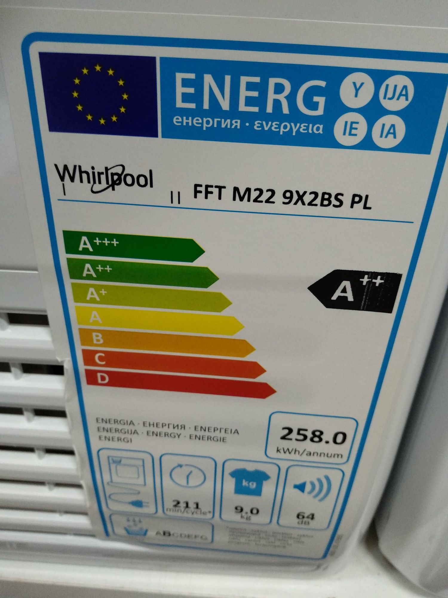 OUTLET Janki ul Wspólna 6 Suszarka WHIRLPOOL FFT M22 9X2BS PL