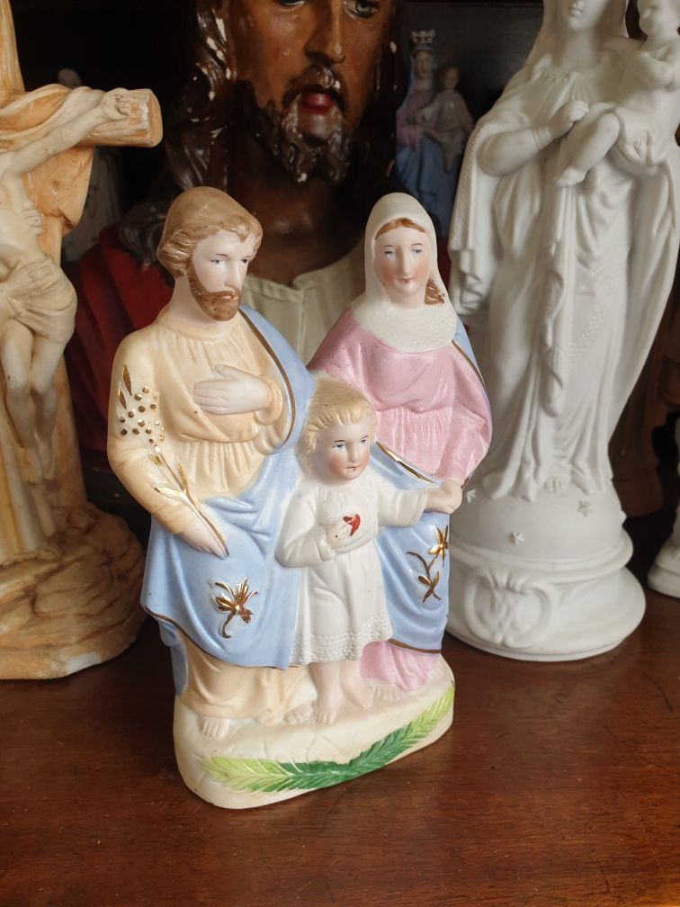 Figurka porcelanowa Święta Rodzina Jezus Józef i Maryja