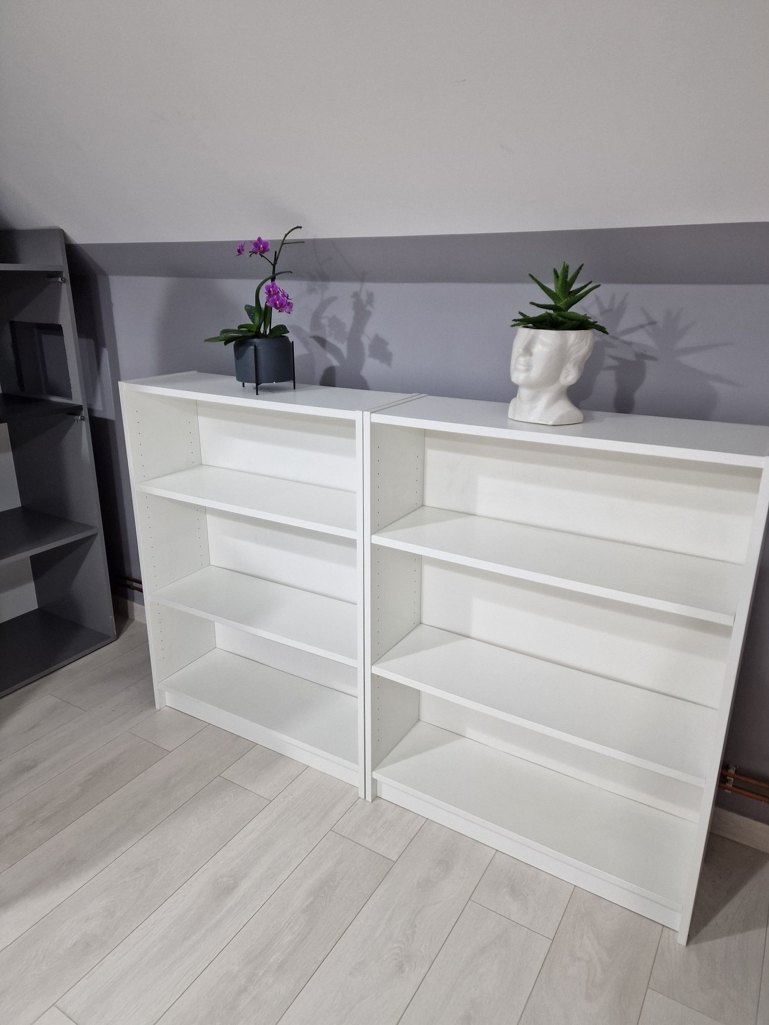 Ikea billy 2 regały białe