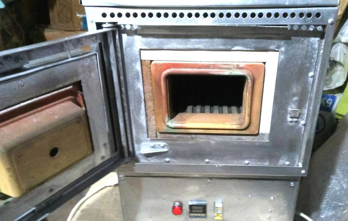 Електро піч муфельна (печь муф.)  для закалки стержнів ВШГ 120х176х320