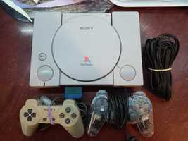 Konsola PlayStation psx ps1 scph5502 + 4 gry