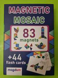 Набор магнитов Magdum Мозаика,танграм, 83 магнита+44 карты