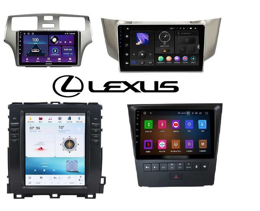 Штатна магнітола Lexus GX470 GS IS ES LX LS RX Android 14 CarPlay