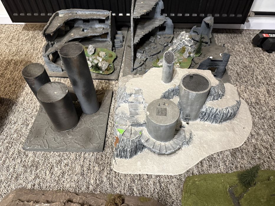 Makiety dioramy warhammer wh40k bitewniaki