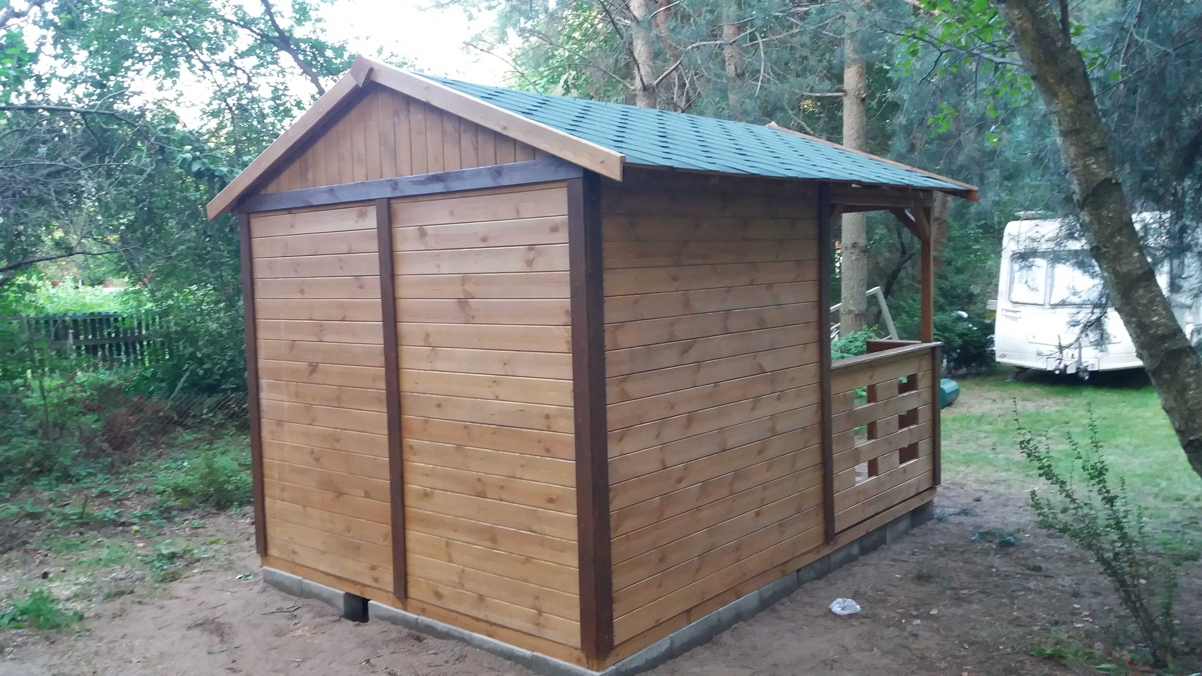 domek narzędziowy, domek drewniany, działkowy, ogrodowy, mały,